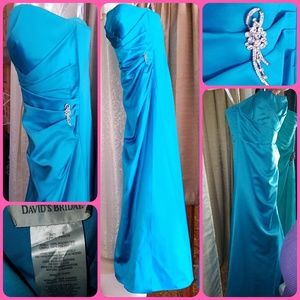 Teal gown